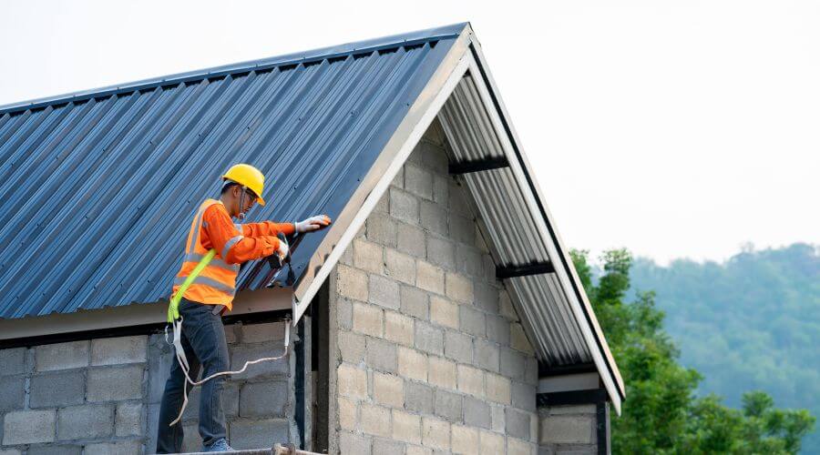 Professional metal roof installation in Moran, TX